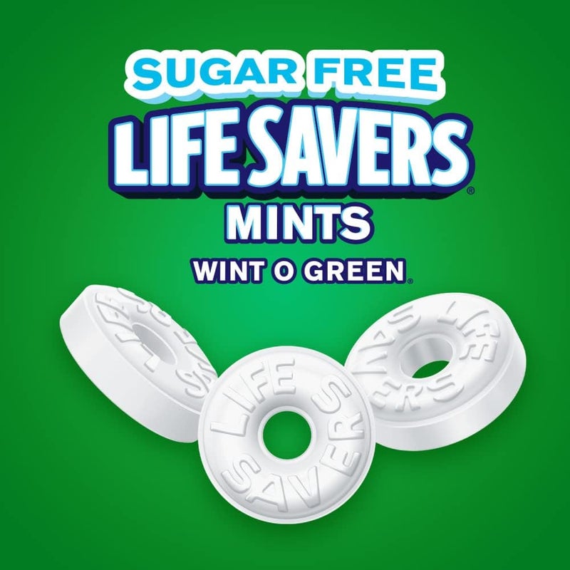 Life Savers Wint O Green Sugarfree Mints - 12 Pack - Image 3